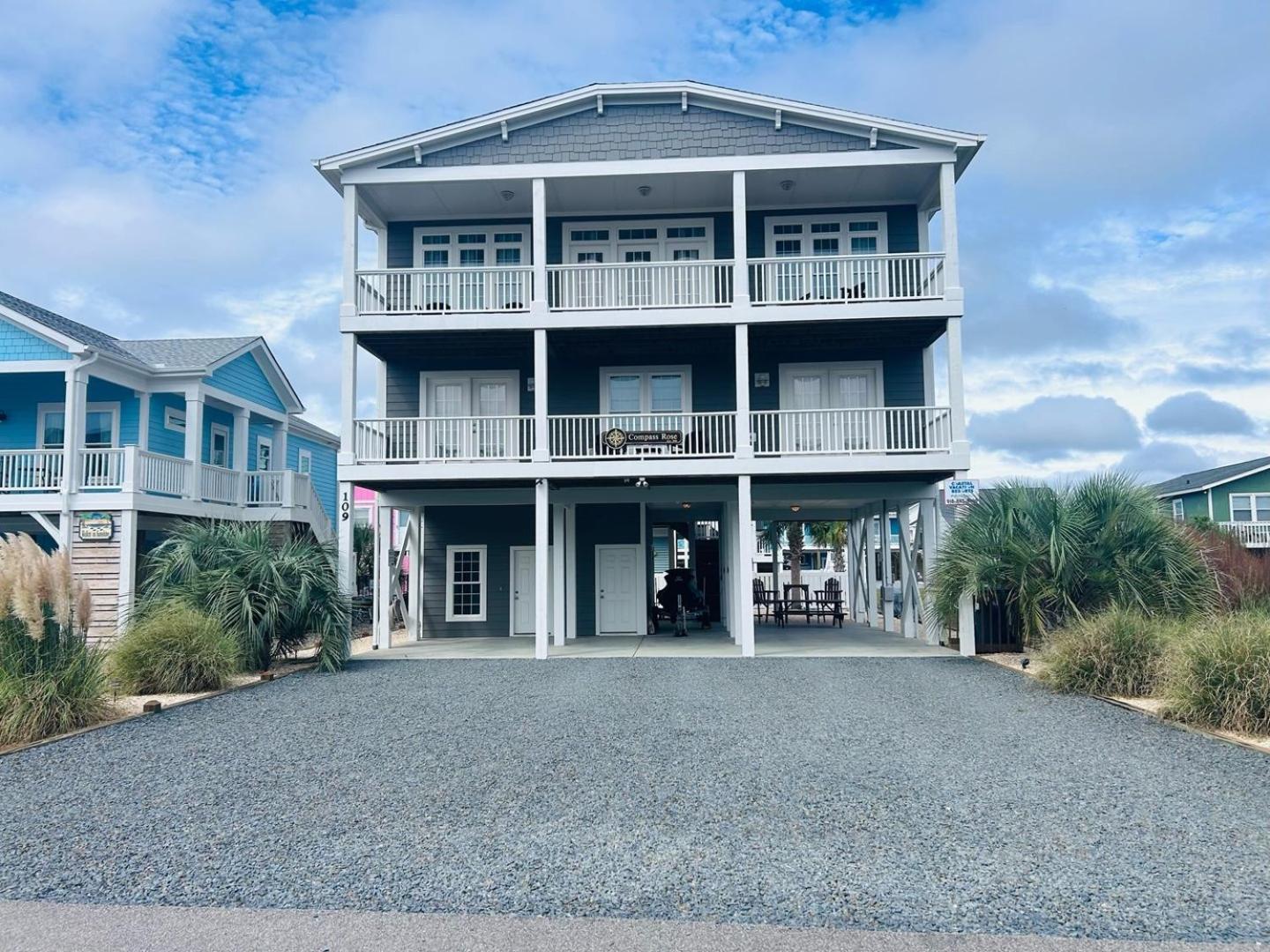 Villa Compass Rose à Holden Beach Extérieur photo