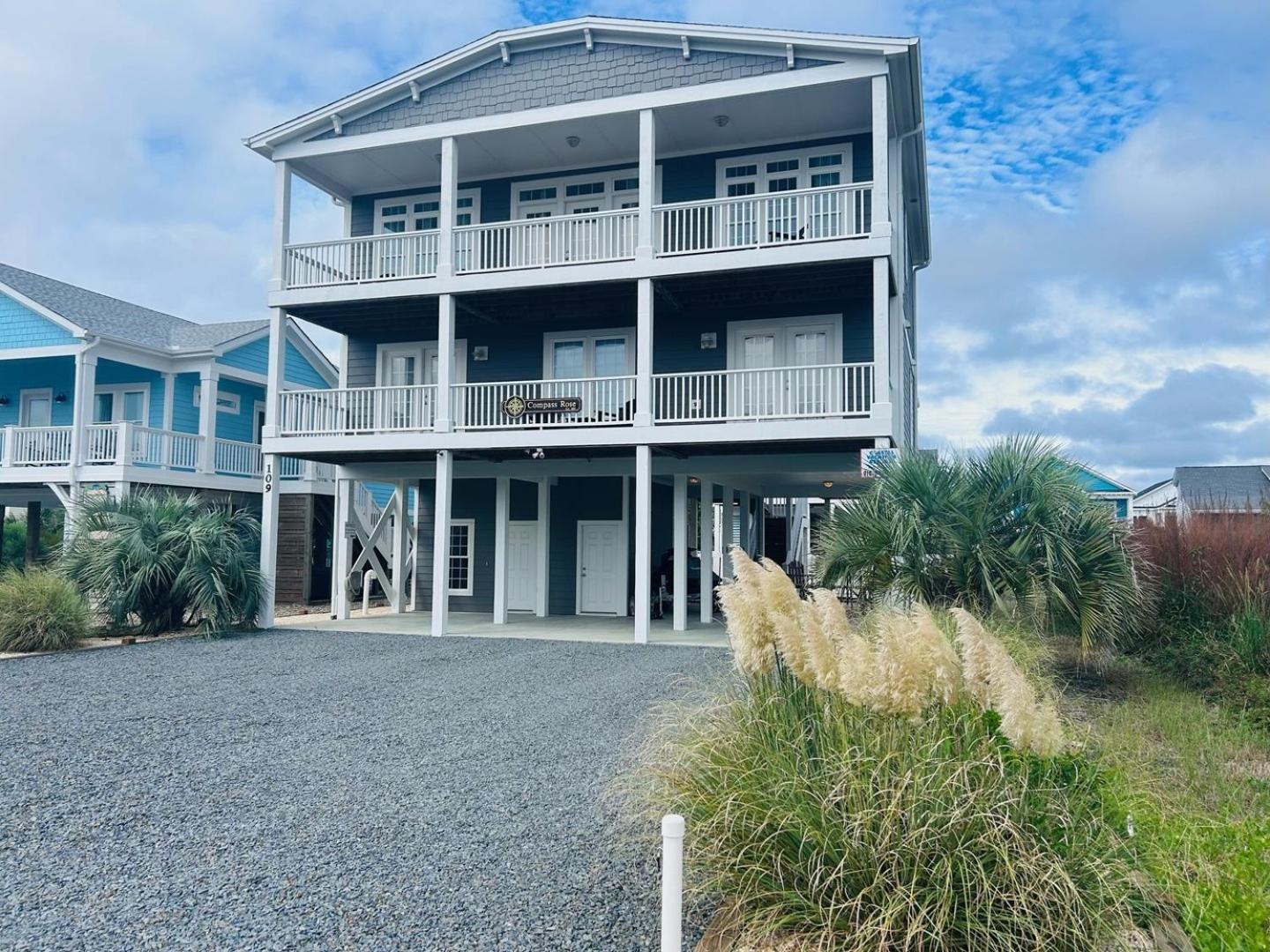 Villa Compass Rose à Holden Beach Extérieur photo